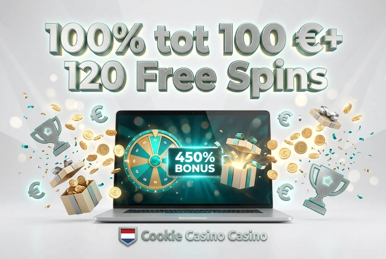 100% tot 100 €+ 120 Free Spins