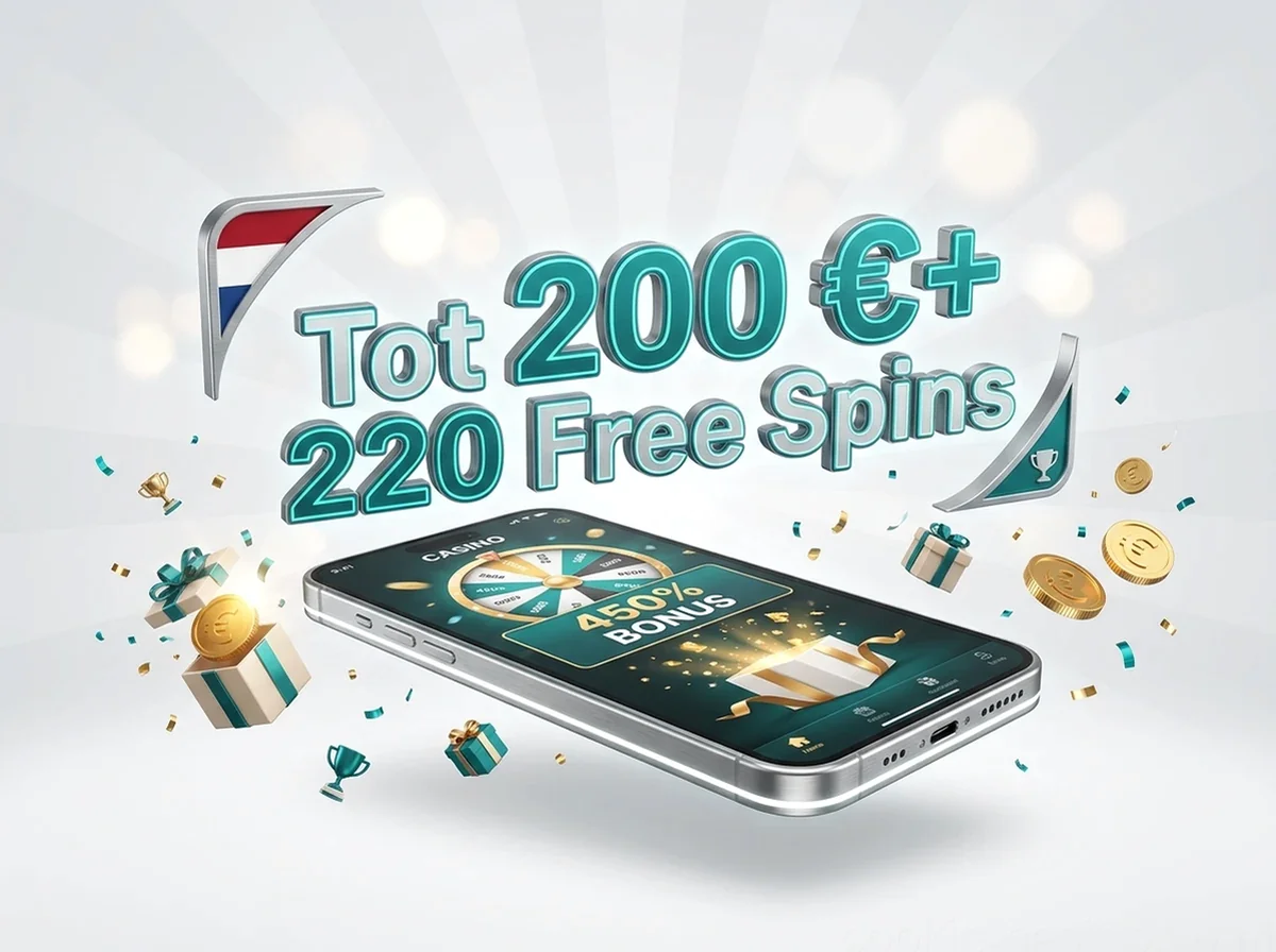 Tot 200 €+ 220 Free Spins